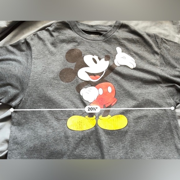 Lg Mickey Mouse men’s shirt sleeve t-shirt - Picture 4 of 6